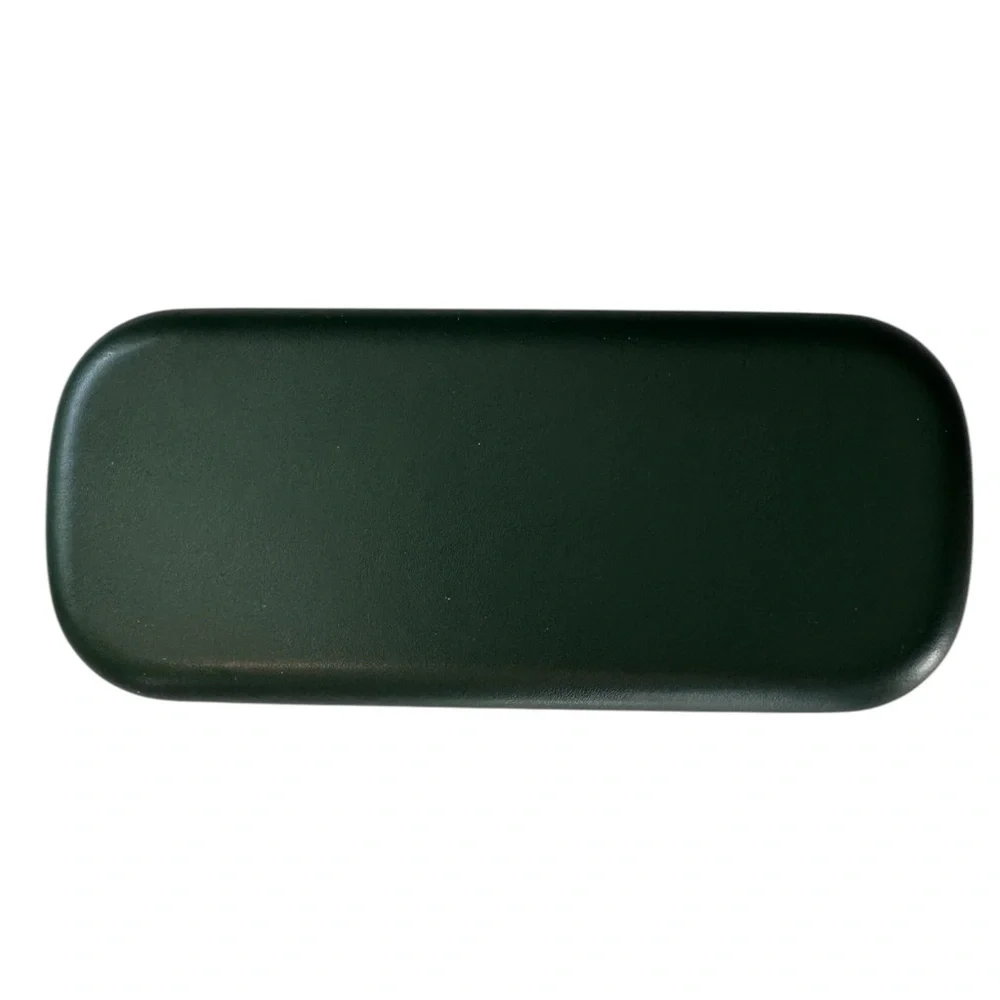 Kate Spade Pink and Green Hard Sunglasses Case with Cleaning Cloth